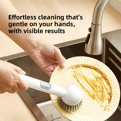 Rotating pot brush