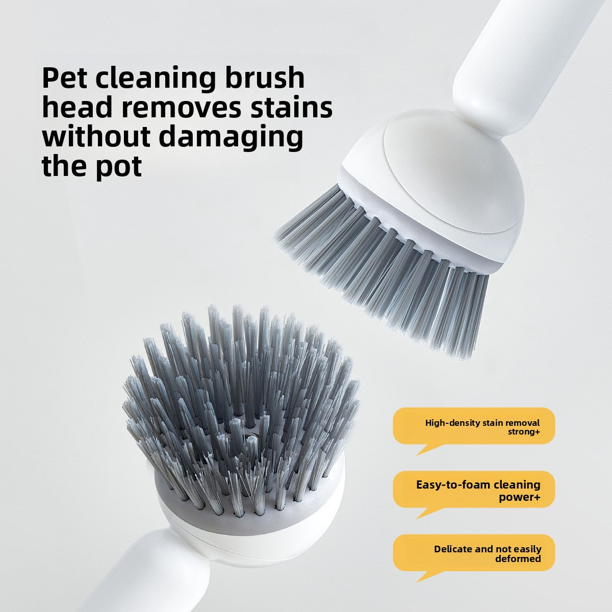Rotating pot brush