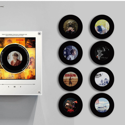Rotating Record NFC Music Player with Night Light