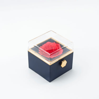 Rotating Rose Jewelry Gift Box
