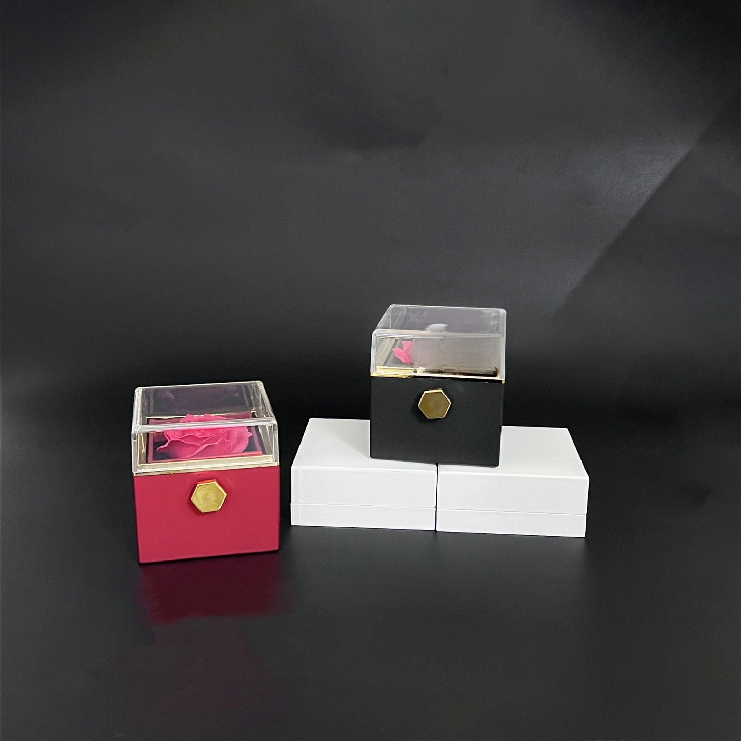 Rotating Rose Jewelry Gift Box