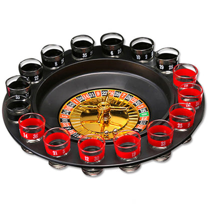 Rotating Roulette Drinking Game Set