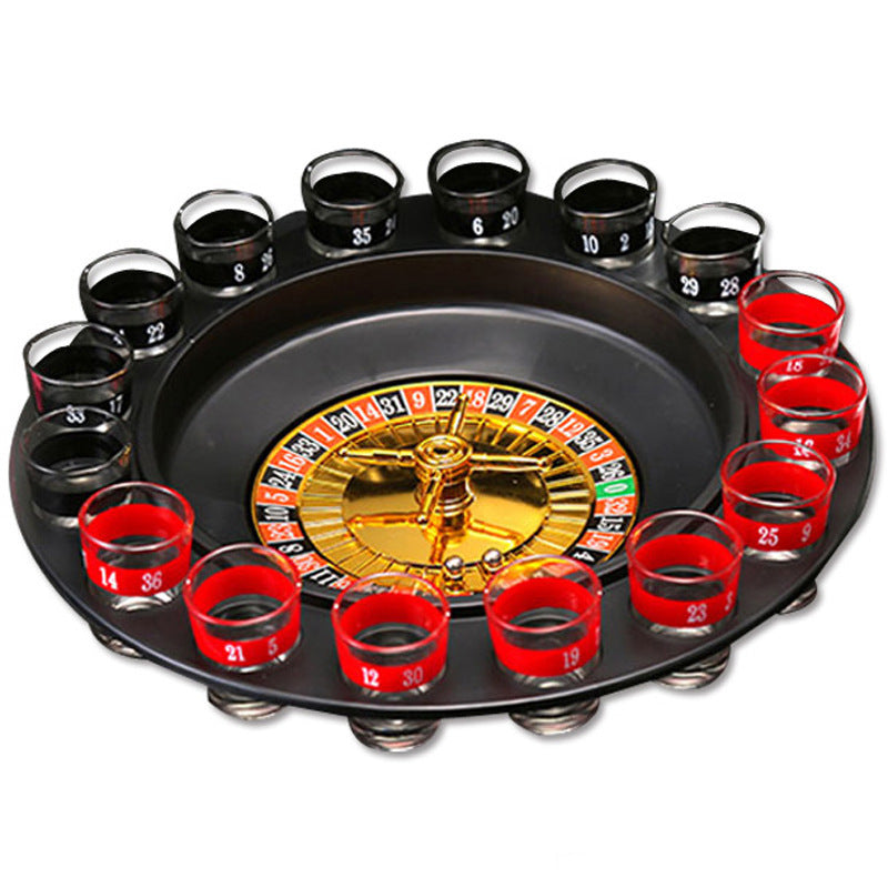 Rotating Roulette Drinking Game Set