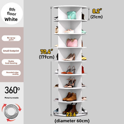 Rotating Shoe Storage Rack