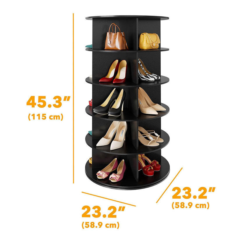 Rotating Shoe Storage Rack