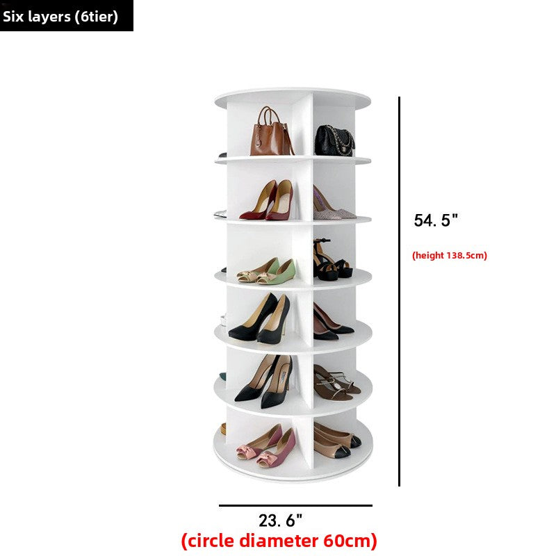 Rotating Shoe Storage Rack