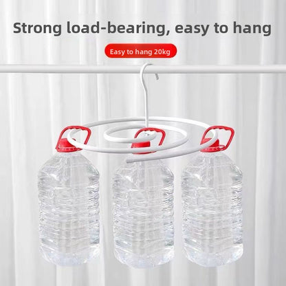 Rotating Spiral Clothes Drying Rack