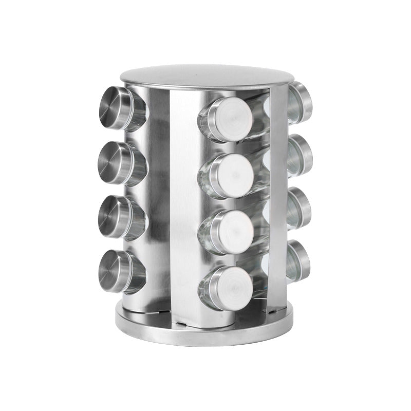 Rotating Stainless Steel Spice Rack