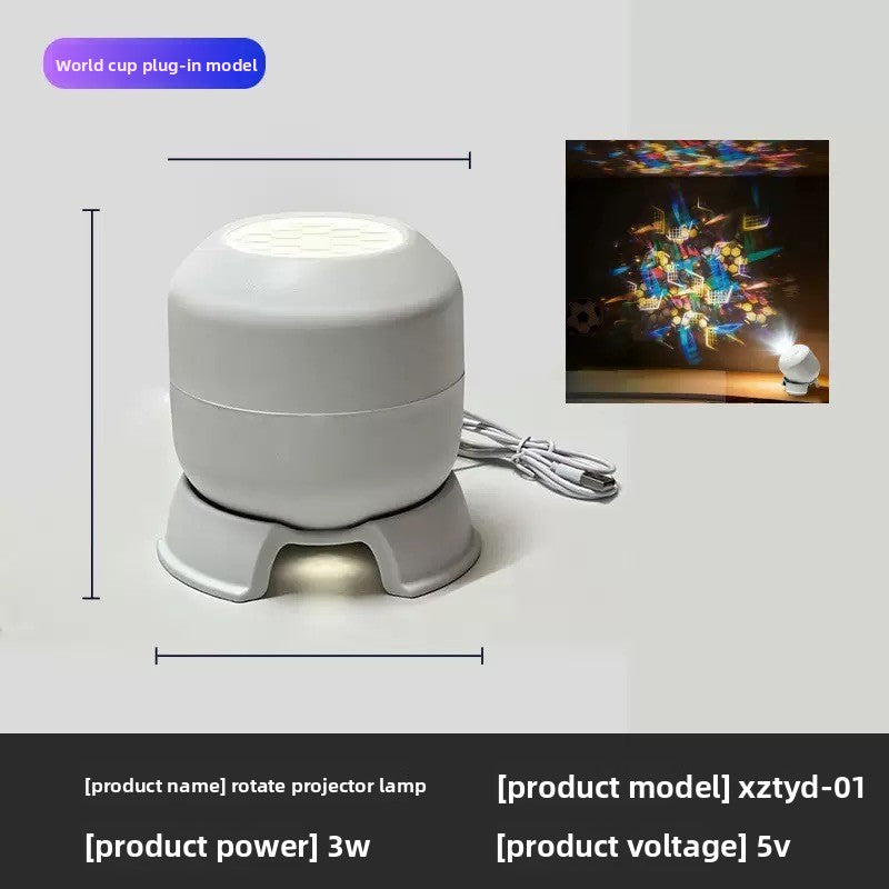 Rotating Starry Sky Projection Night Light