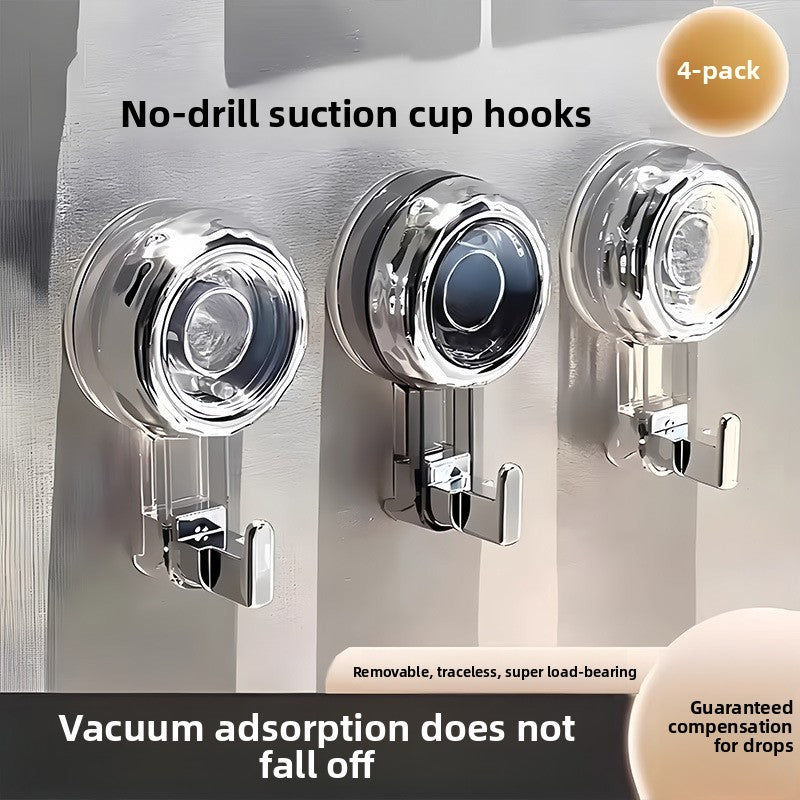 Rotating Suction Cup Hook for Bathroom Kitchen
