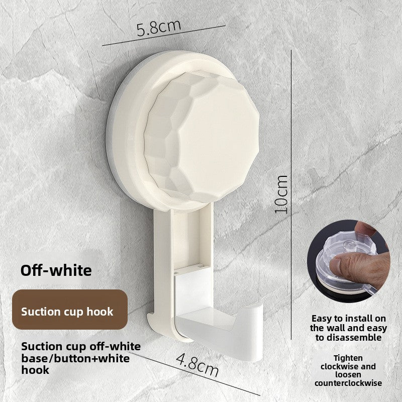 Rotating Suction Cup Hook for Bathroom Kitchen