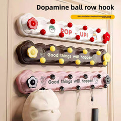 Suction cup hook white 9 hooks 1 pack