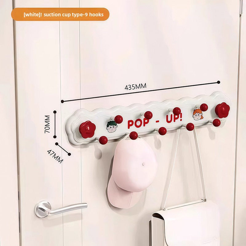 Rotating Suction Cup Hooks with Adhesive Backing