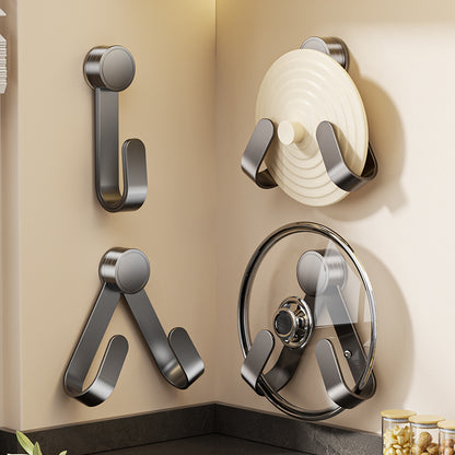 Rotating Suction Cup Pot Lid Organizer