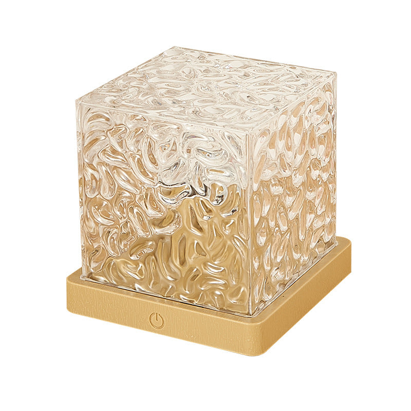 Rotating Water Ripple Night Light with Star Projection