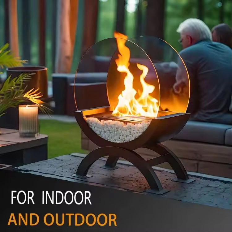 Round Alcohol Fireplace Arch