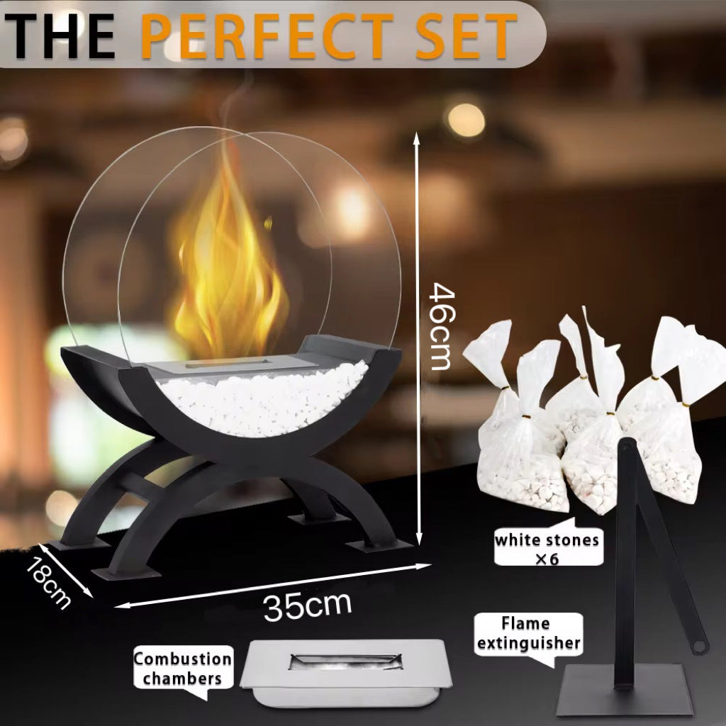 Round Alcohol Fireplace Arch