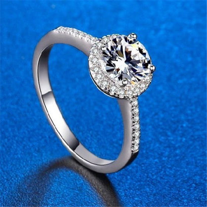 Round bag style women's ring