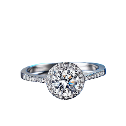 Round bag style women's ring