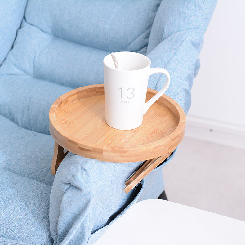 Round Bamboo Serving Tray