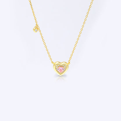 Round Birthstone Zircon Necklace