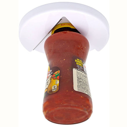 Round can opener under the kitchen