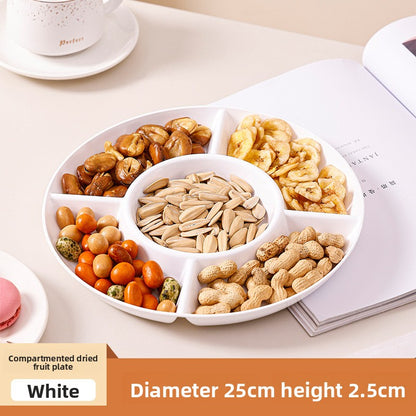 Round Compartmentalized Fruit Tray