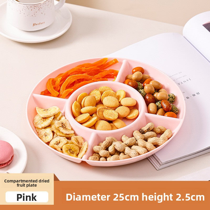 Round Compartmentalized Fruit Tray
