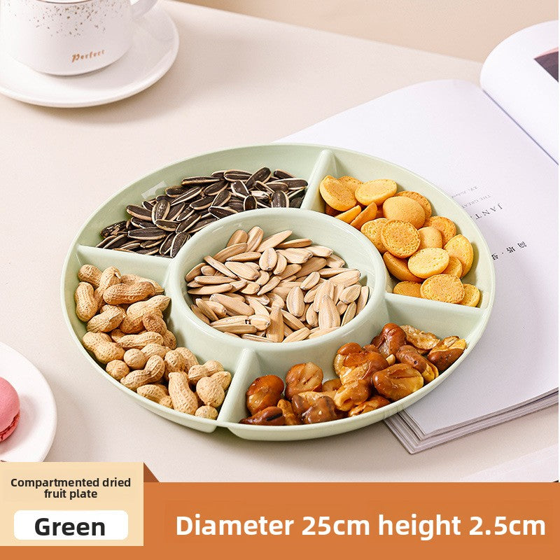 Round Compartmentalized Fruit Tray