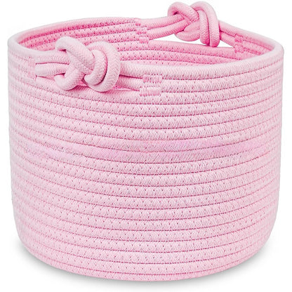 Round Cotton Rope Storage Basket