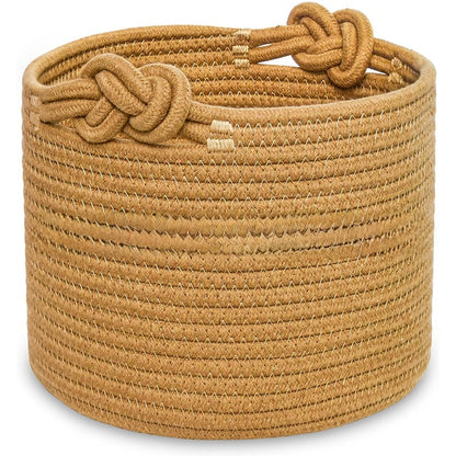 Round Cotton Rope Storage Basket