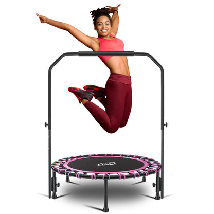 Round fitness trampoline