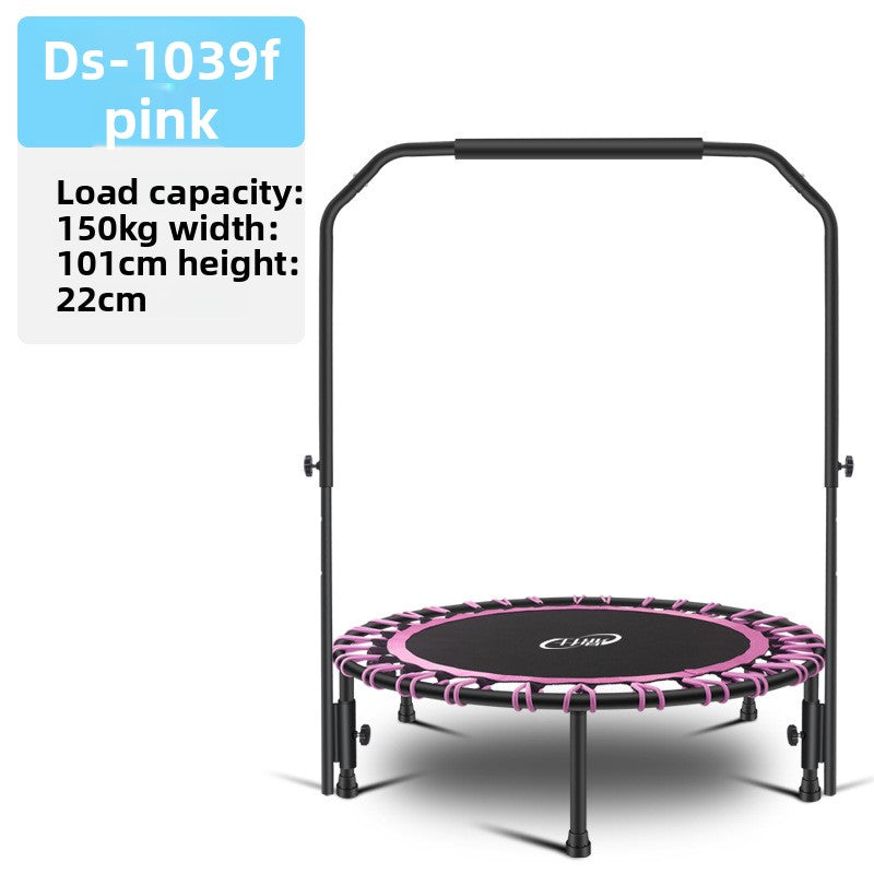 Round fitness trampoline