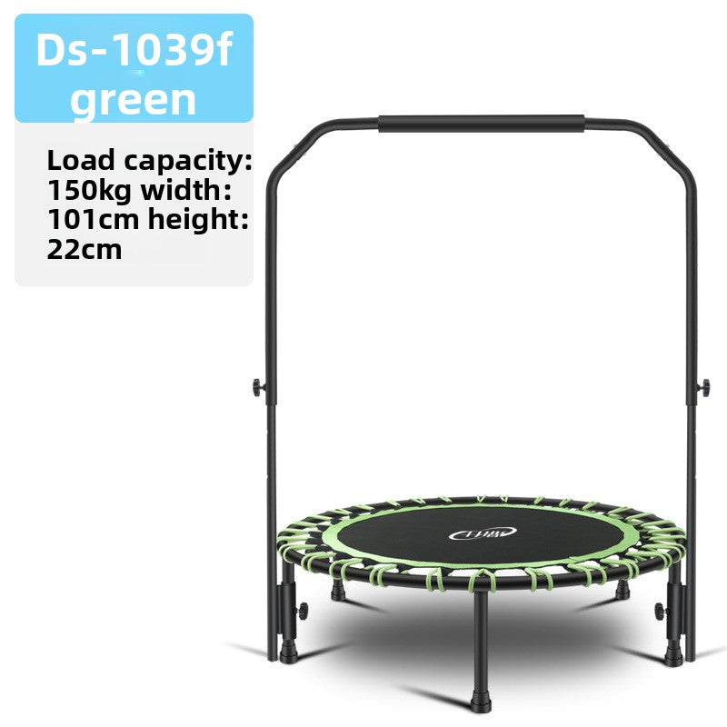 Round fitness trampoline