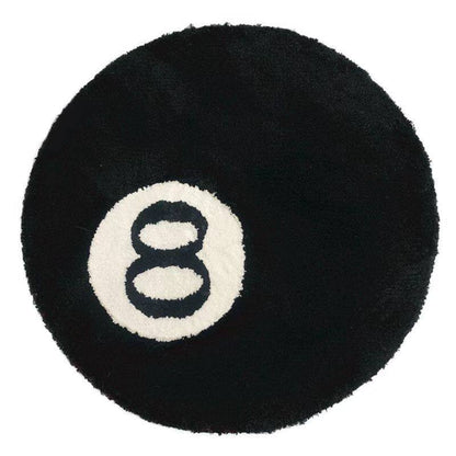 Round Flocked Non-Slip Carpet Mat