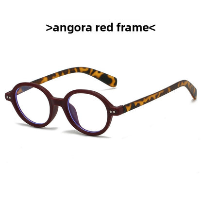Round Frame Anti-Blue Light Reading Glasses