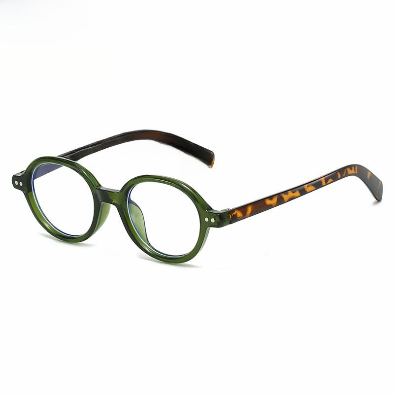 Round Frame Anti-Blue Light Reading Glasses