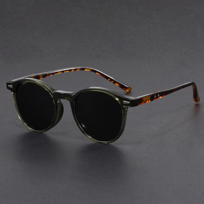 Round Frame Polarized Sunglasses