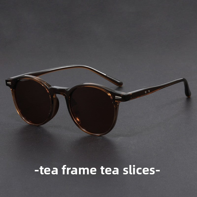 Round Frame Polarized Sunglasses