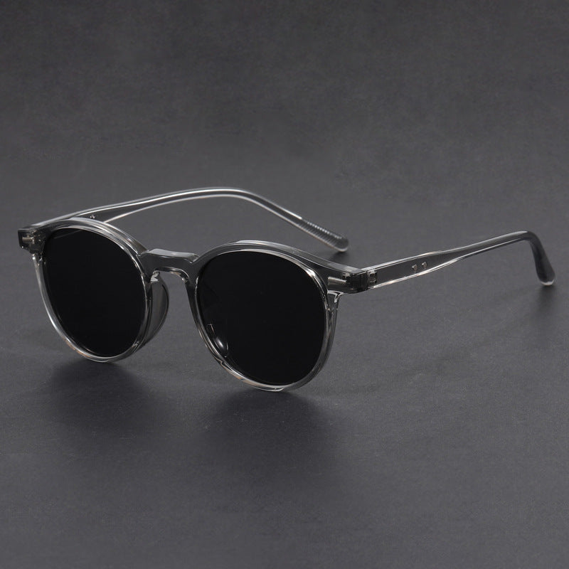 Round Frame Polarized Sunglasses