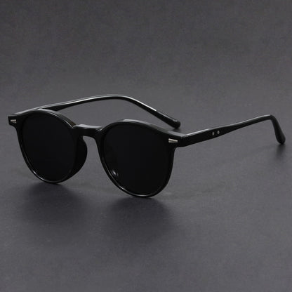 Round Frame Polarized Sunglasses