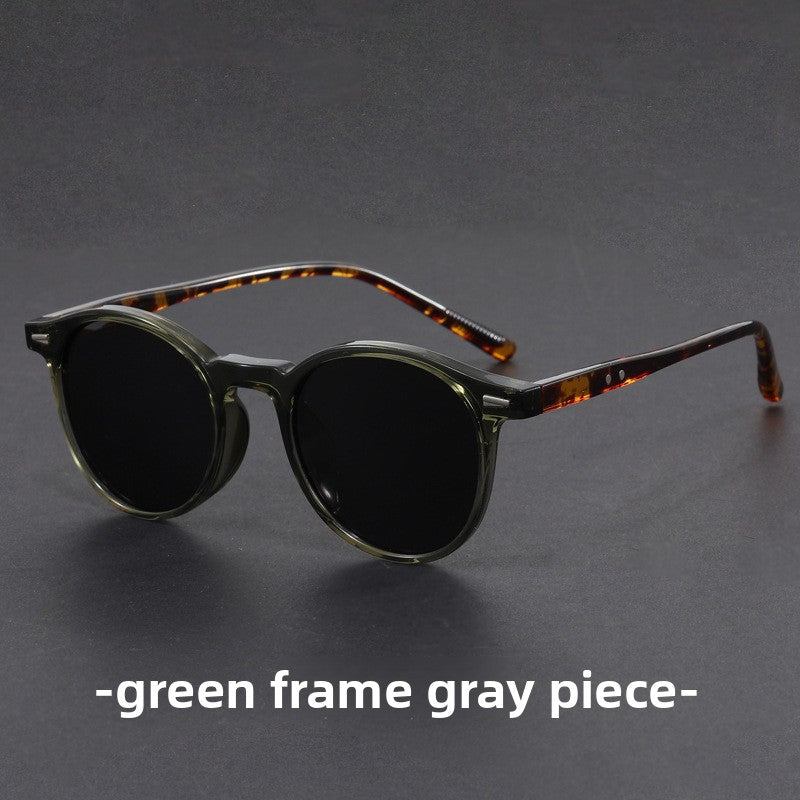 Round Frame Polarized Sunglasses