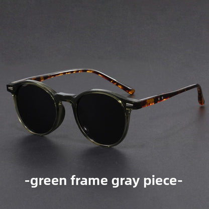 Round Frame Polarized Sunglasses