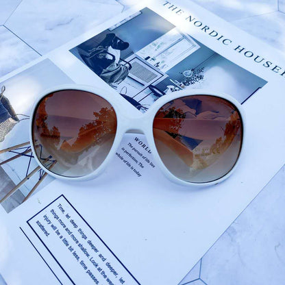 Round Frame Sunglasses Women