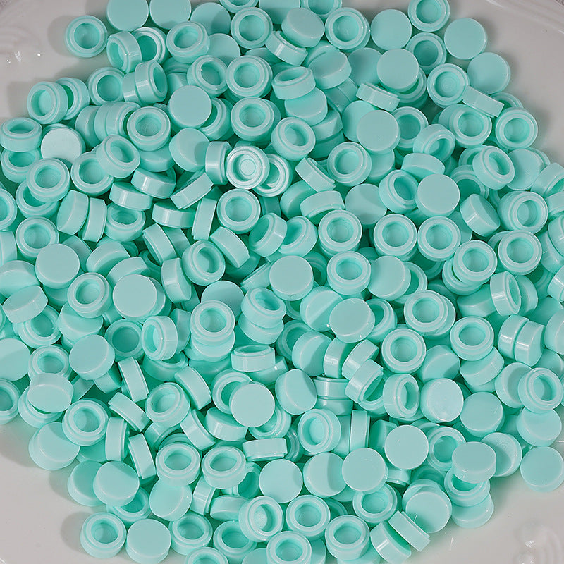 Round Glossy Plastic Beads for DIY Crafts