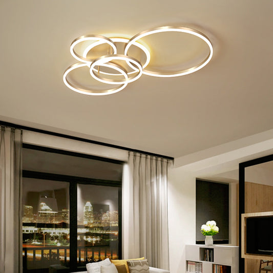 Round LED Ceiling Lamp with Remote and App Control
