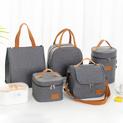 round lunch bag