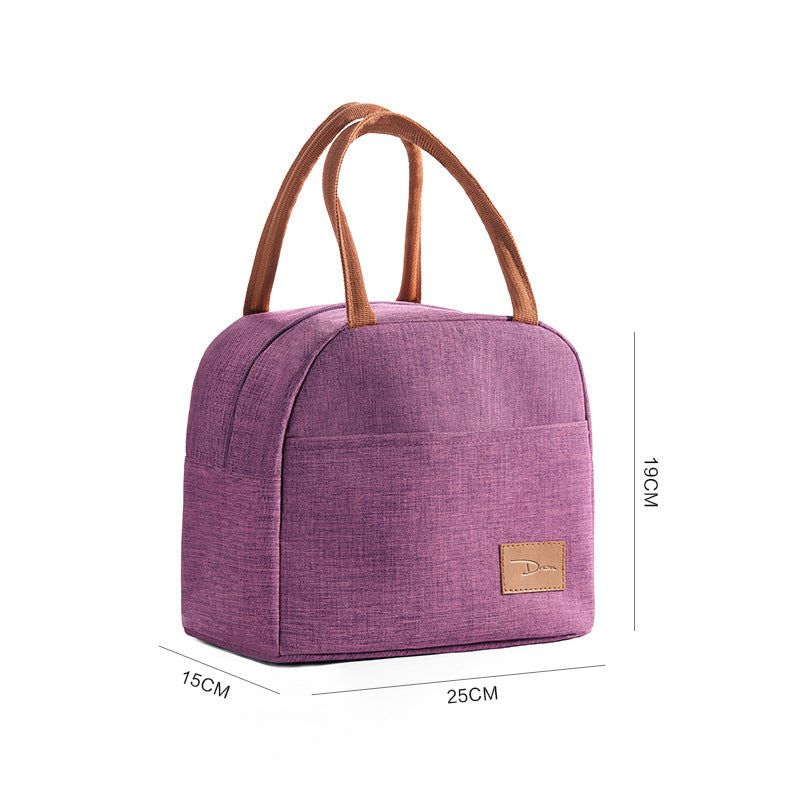 round lunch bag