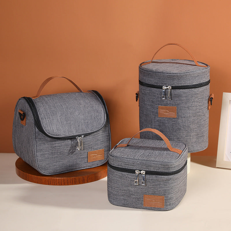 round lunch bag