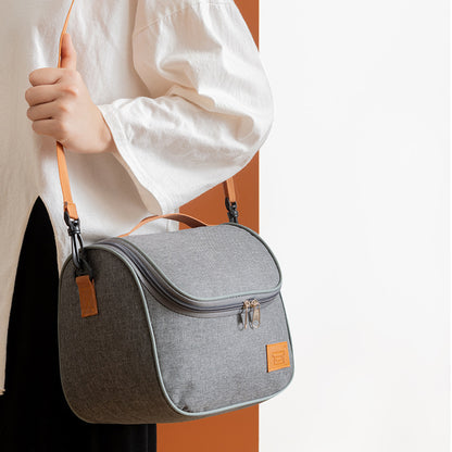 round lunch bag